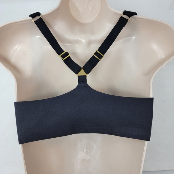 Aisilin 34D Racer Back Front Closure Underwire Black Womens Bra - Picture 5 of 9